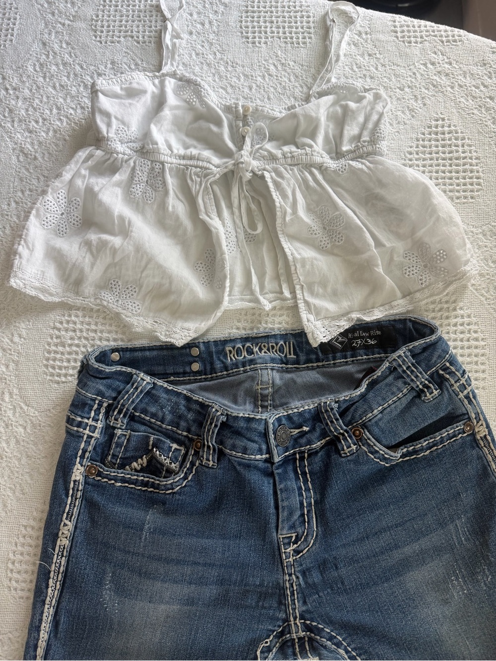 Crop top stradivarius white
